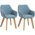Arredo per soggiorno con braccioli rivestimento in velluto blu