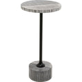 Tavolino laterale 25 x 25 x 50 cm nero