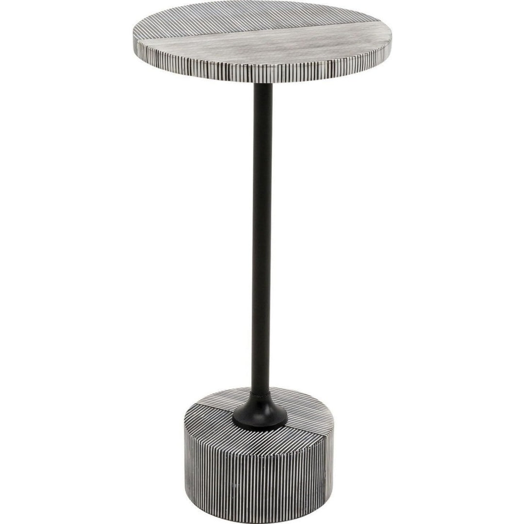 Tavolino laterale 25 x 25 x 50 cm nero