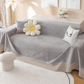 Seduta imbottita Impermeabile Copridivano Antiscivolo Salvadivano Coperta grigio