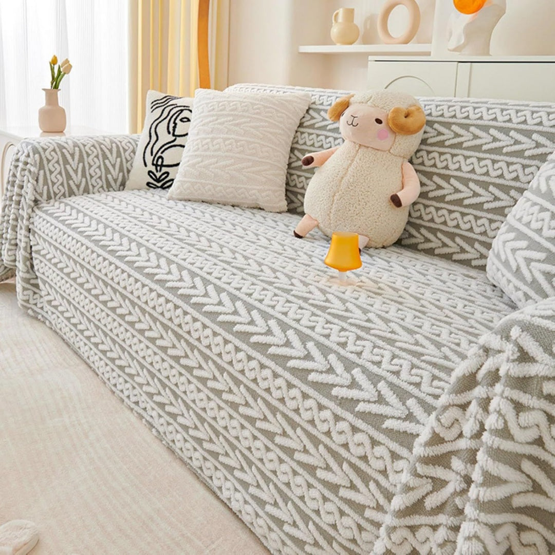 Divano da soggiorno Copritutto Divano Grande,Coperta Copridivano Antiscivolo naturale