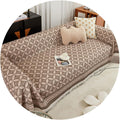 Seduta imbottita Coperta tiro Divano Cotone, copridivano nero
