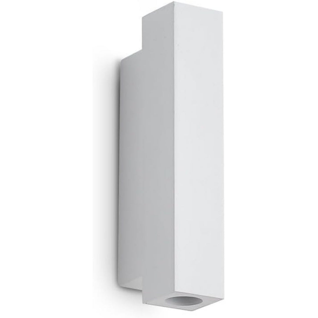 Arredo per soggiorno con illuminazione LED struttura in metallo bianco