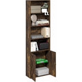 Mobile libreria nero regolabile