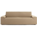 Divano confortevole regolabile rivestimento in tessuto beige