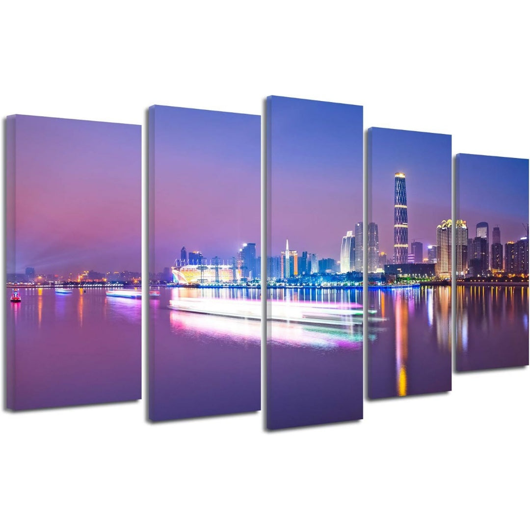 Mobile funzionale Declina, Quadro Decorativo Parete Soggiorno, naturale