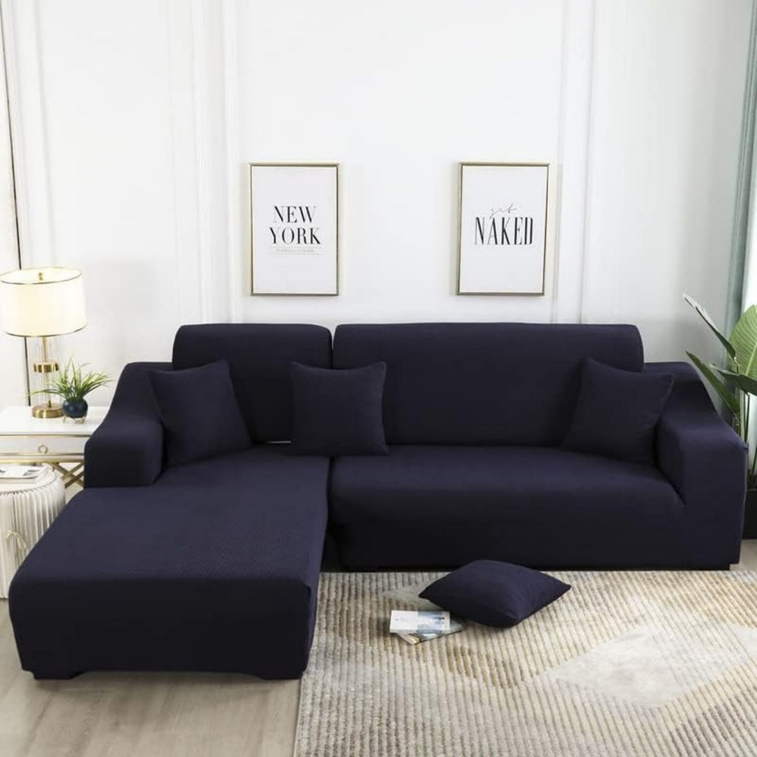Divano confortevole YOPOIY Super Elasticizzato Fodera Divano blu
